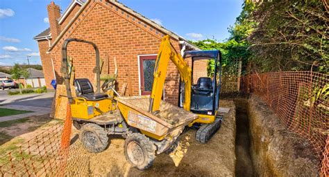 mini digger with driver hire|mini digger hire with man.